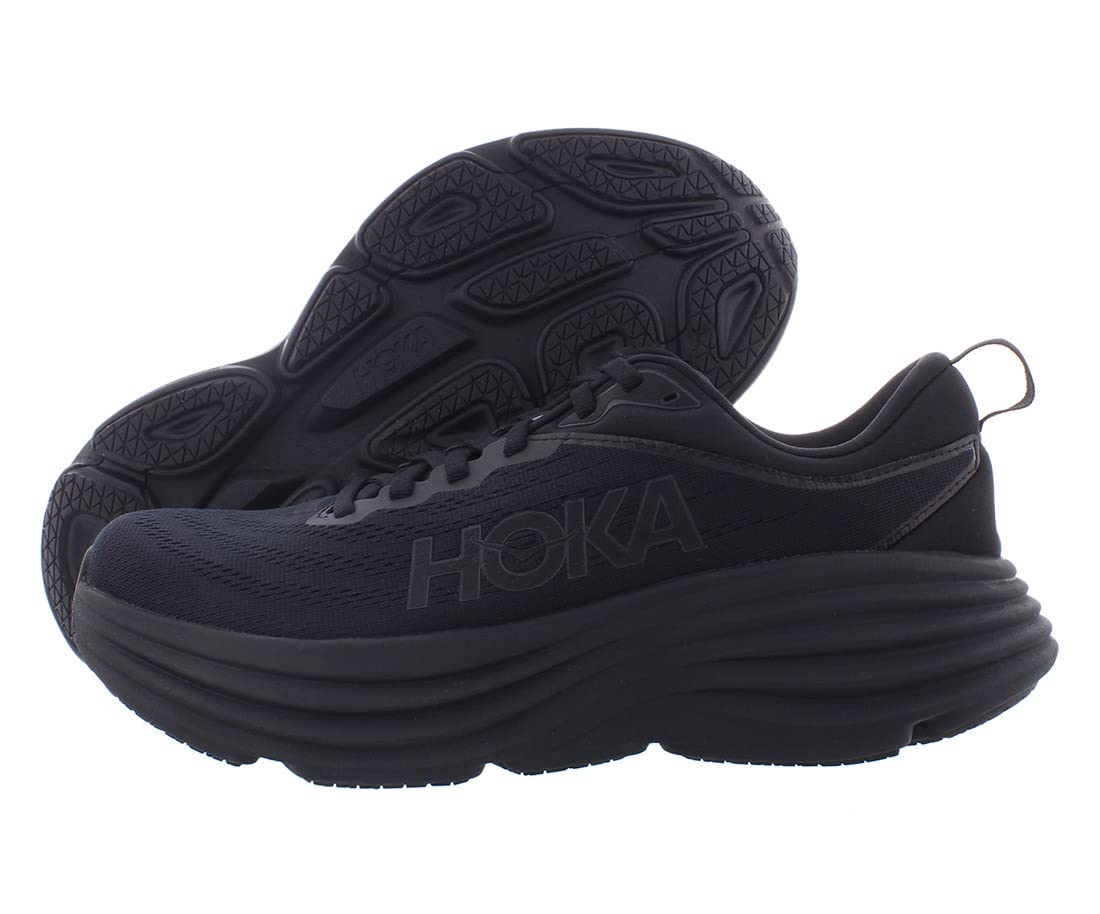 HOKA ONE ONE Bondi 8 Men's Running Shoes - Cushioned Road Running Sneakers for Long Distance & Marathon Training - Perfect for Jogging, Gym Workouts & Everyday Comfort