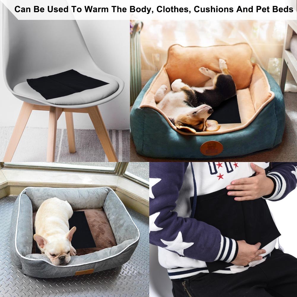 Oumefar 5V USB Electric Heating Pad - Washable Pet Bed Warmer & Clothes Seat Heater (35°C-50°C) for Home, Office, and Car Use - Perfect for Cold Weather Comfort