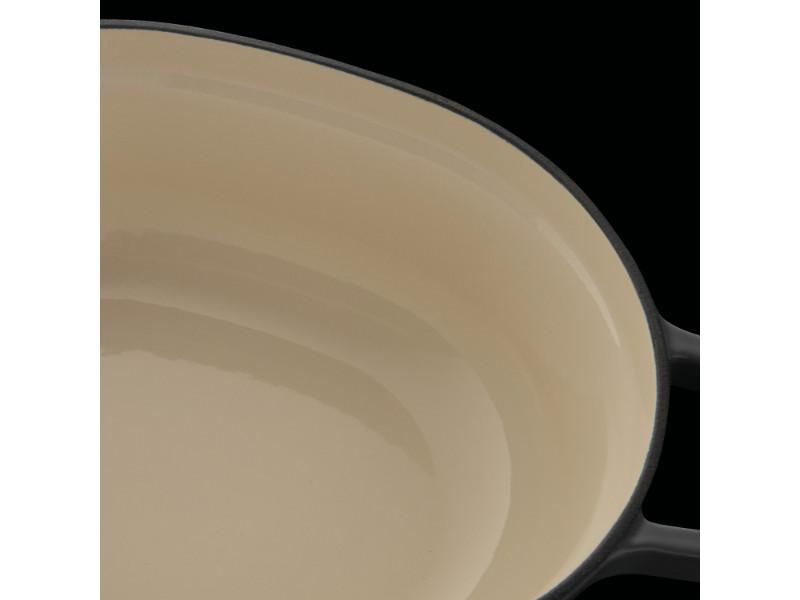 BergHOFF GEM 11 Enameled Cast Iron Dutch Oven with Lid - 7.2 Quart (6.8L) Heavy Duty Cookware for Baking, Braising & Slow Cooking - Perfect for Soups, Stews, Casseroles & Bread Making