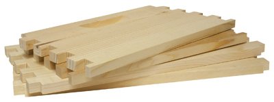 Harvest Lane Honey WWBUL-101 Unassembled Beekeeping Deep Brood Box - Set of 6 for Beekeepers & Honey Production | Perfect for Hive Expansion & Bee Colony Growth
