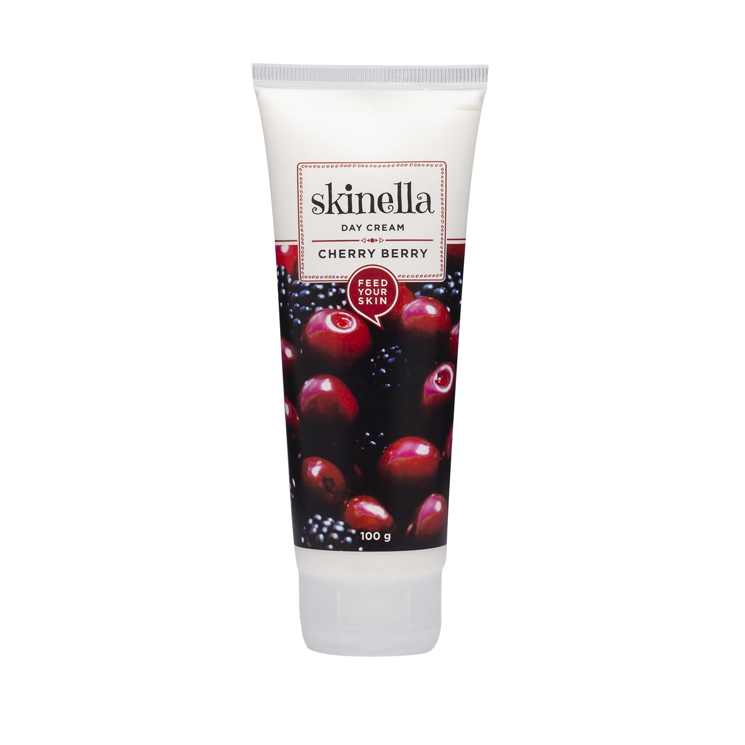 Skinella Day Cream with Cherry Berry Instant Booster – 100gm | Hydrating & Brightening Face Moisturizer for Glowing Skin | Perfect for Daily Skincare Routine & Anti-Aging Care