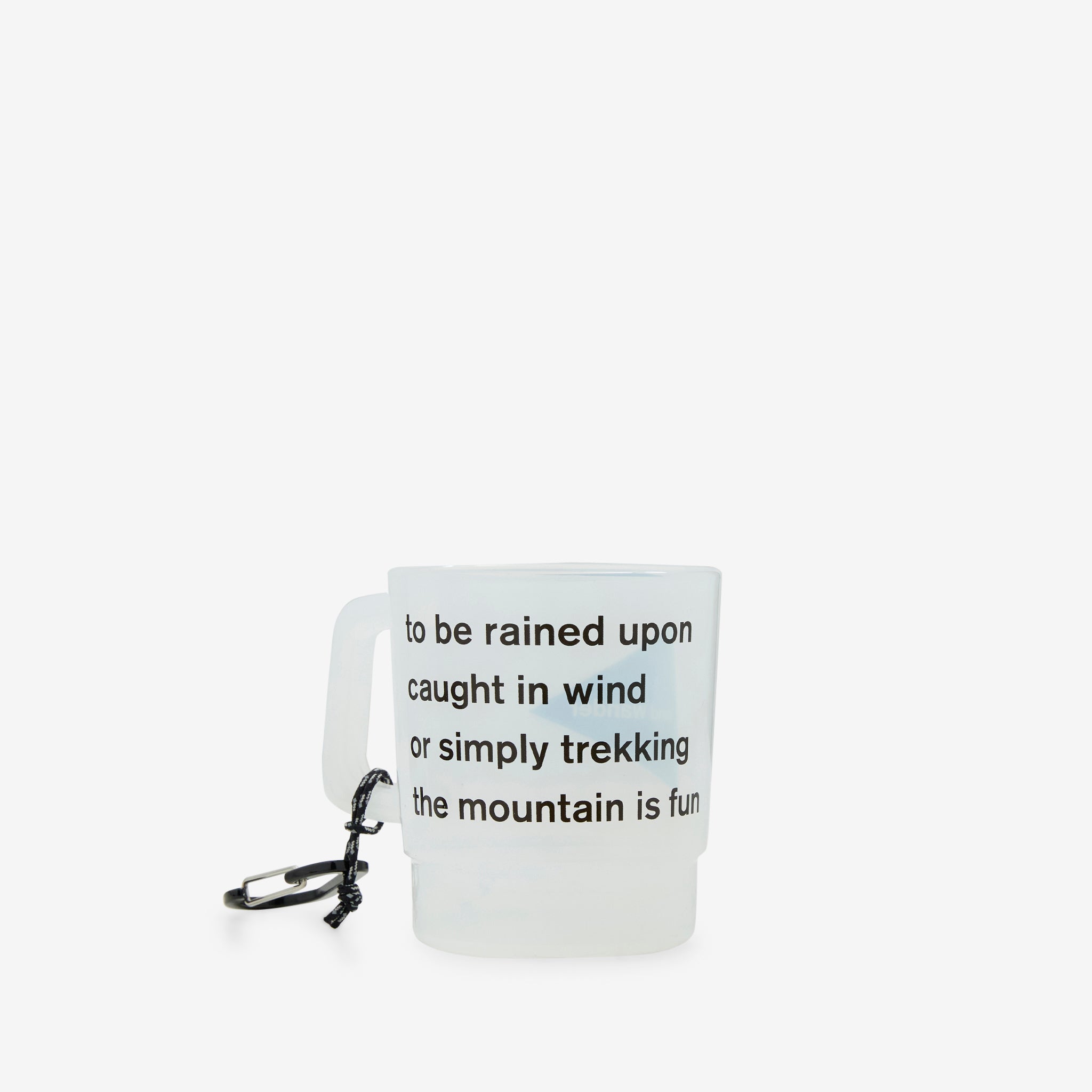 and wander Logo PP Mug Off White - Lightweight Travel Coffee Cup for Camping, Hiking & Outdoor Adventures