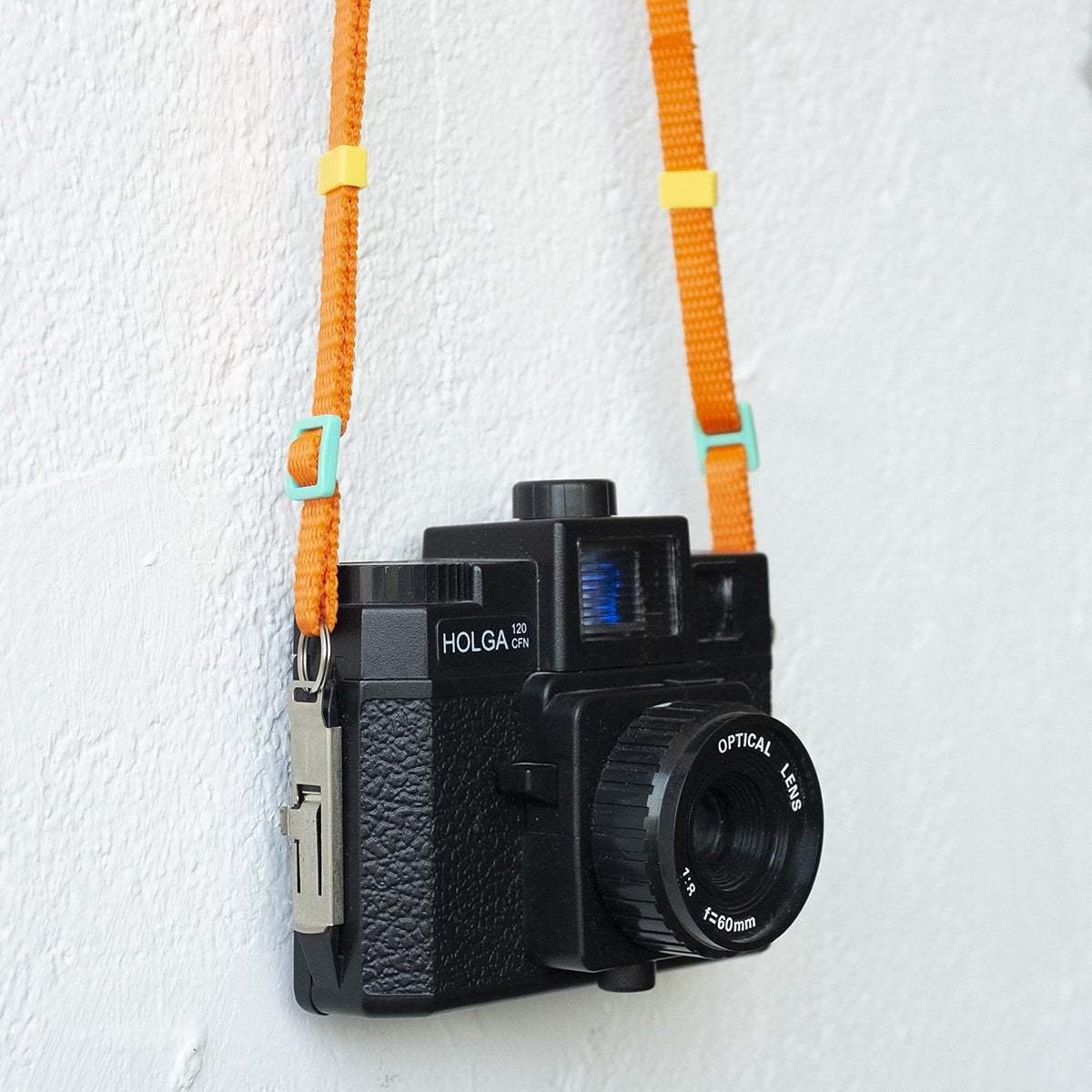 Dubblefilm Tepito Camera Strap - Adjustable Orange Neck Strap for DSLR & Mirrorless Cameras - Perfect for Travel, Street Photography & Everyday Use