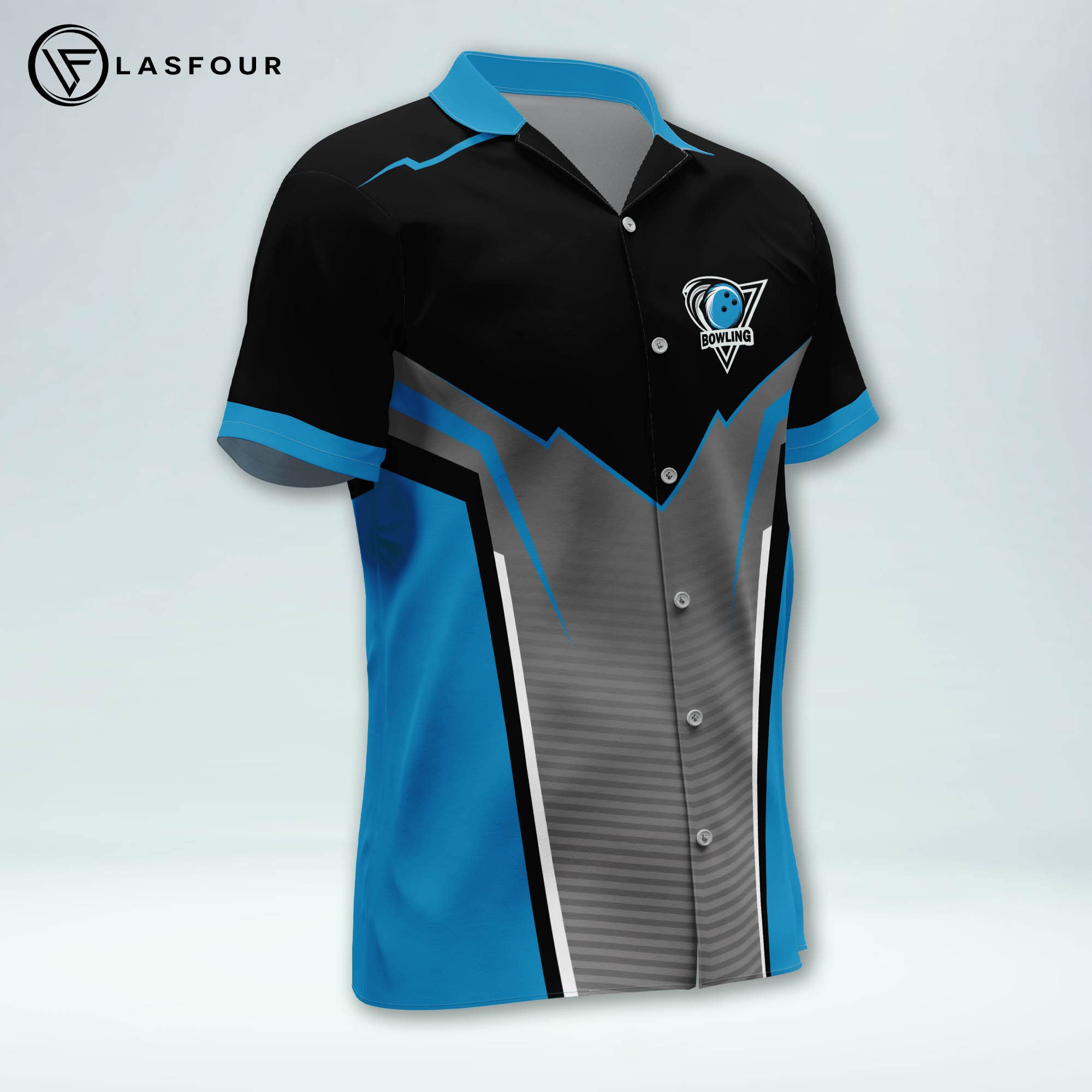 Custom Bowling Hawaiian Shirts for Men - Team Uniform & Casual Wear