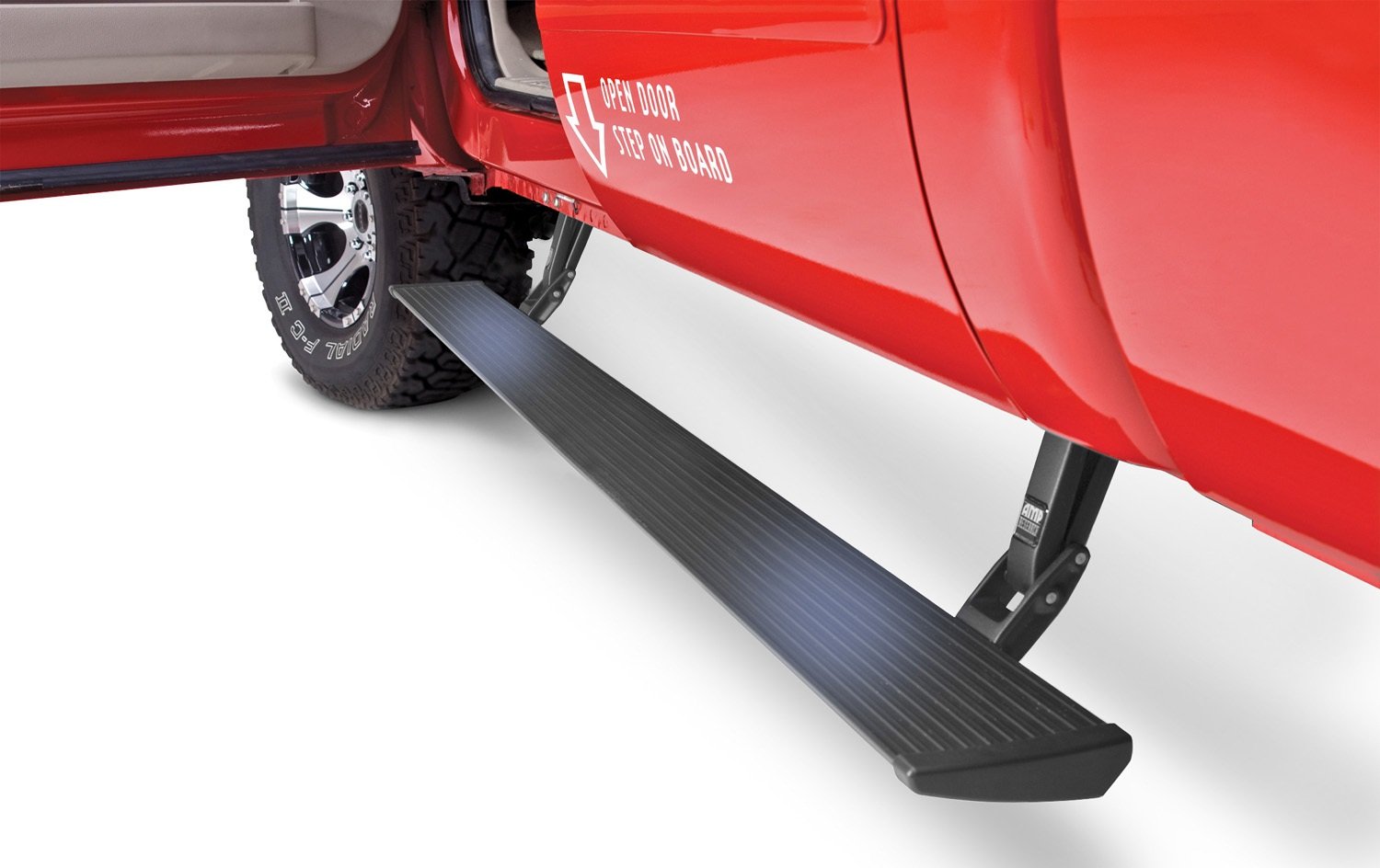 AMP Research 75110-01A PowerStep Electric Running Boards for 2004-2015 Nissan Titan Crew/King Cab, Armada & Infiniti QX56 - Auto Drop Down Side Steps for Easy Entry/Exit & Off-Road Protection