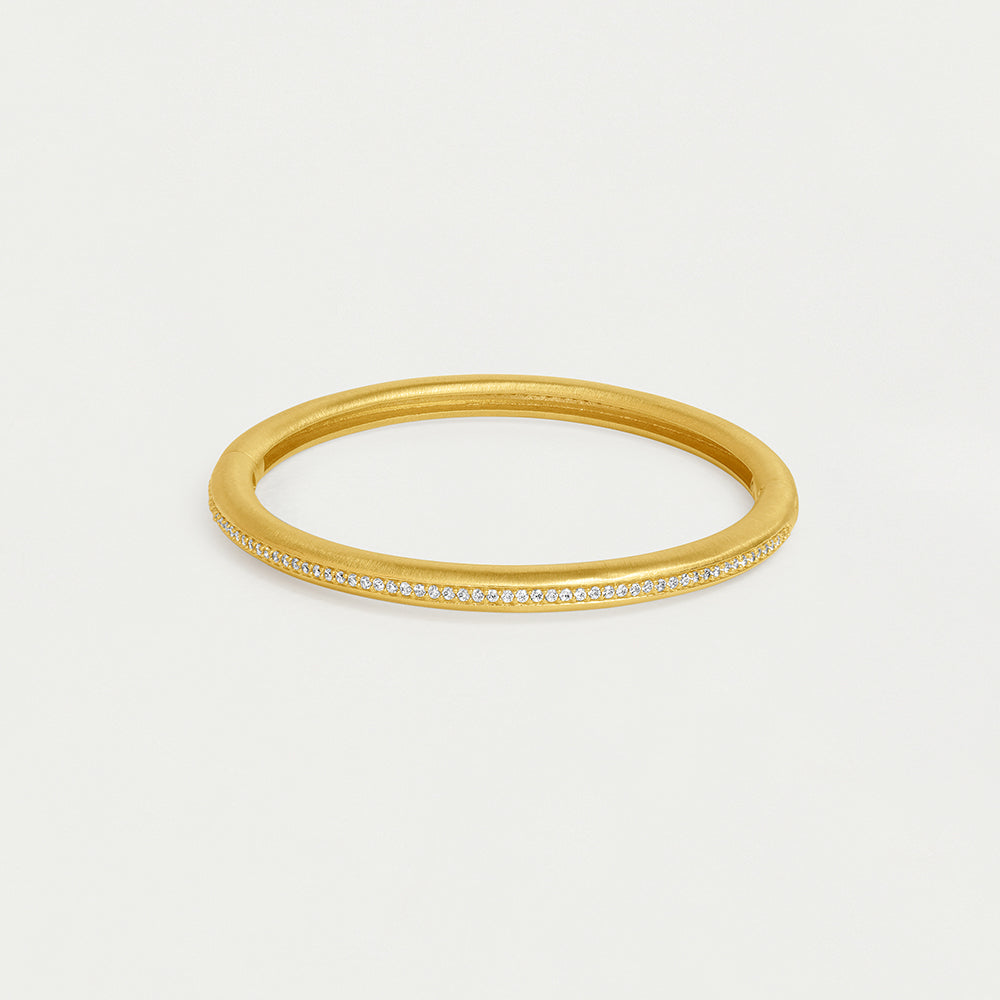 Dean Davidson Colette Pavé Bangle Bracelet - Sterling Silver Diamond Accent Jewelry for Women, Perfect for Parties, Weddings & Special Occasions