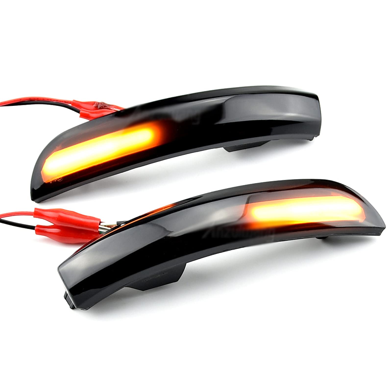 Ford Focus Mk2 Mk3 & Mondeo Mk4 Dynamic Black LED Sequential Turn Signal Lights - Side Mirror Blinker Indicator for Enhanced Safety & Style