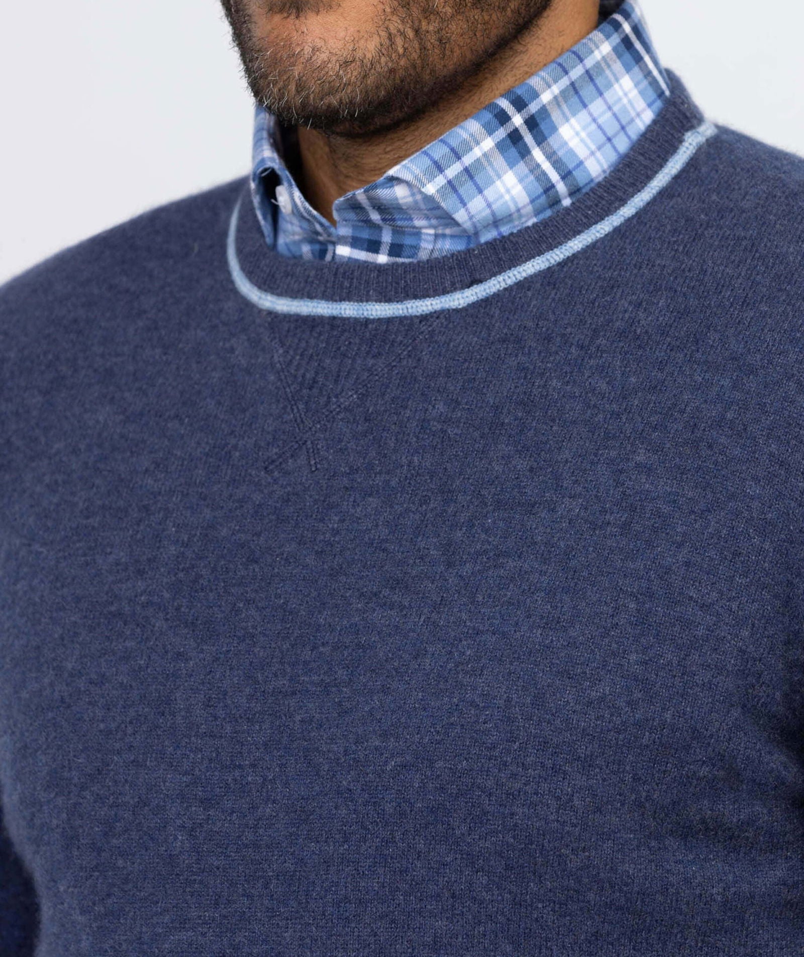 Premium McGregor Cashmere Crewneck Sweater for Men - Soft & Warm Winter Knitwear - Ideal for Office, Travel & Casual Outfits