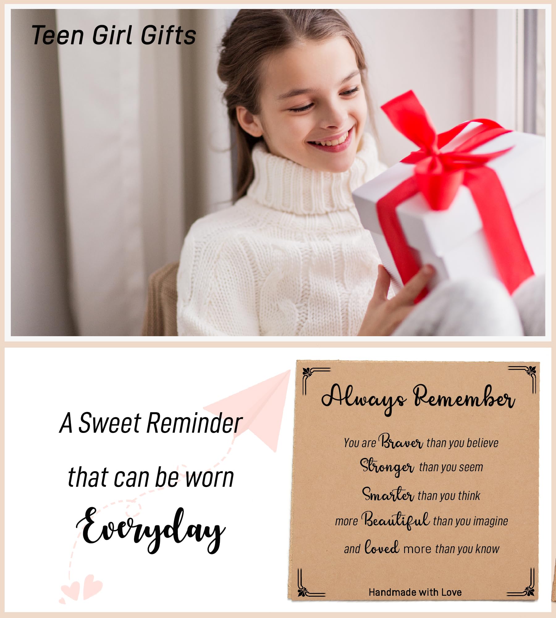 Dainty Cross Onyx Bracelet for Teen Girls - Best Friend Friendship Gift for Birthdays, Christmas, Valentine's Day & Confirmation - Elegant Stocking Stuffer Jewelry for Teens & Tweens (Ages 14-18) - Perfect for Everyday Wear, Special Occasions & Gifting