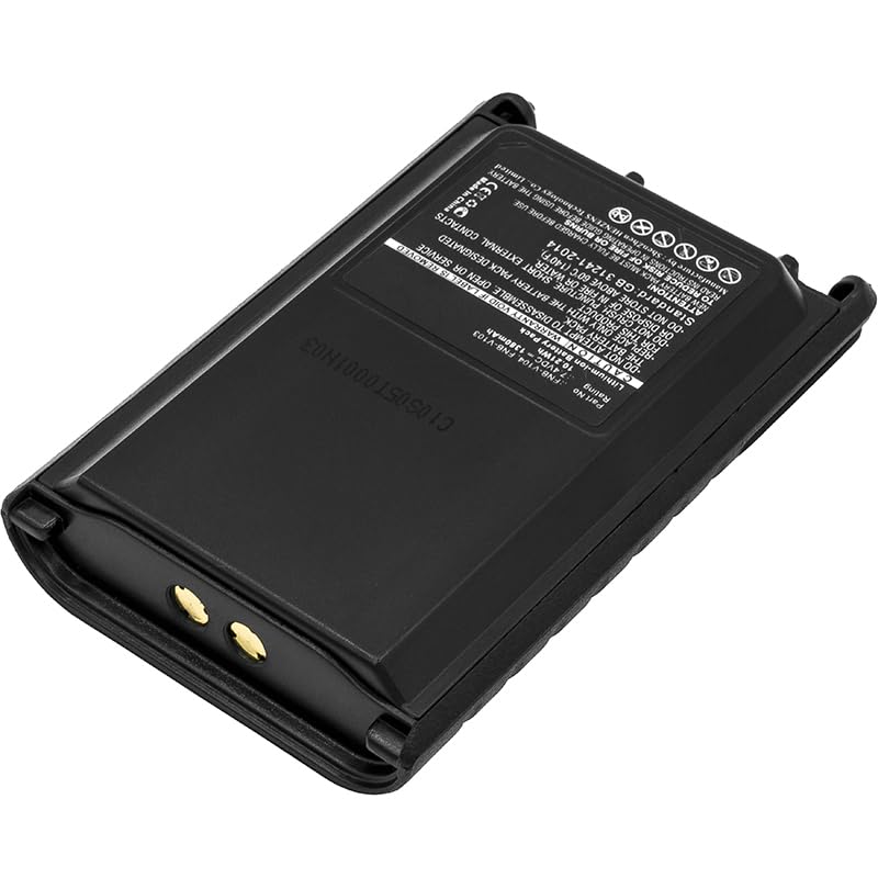 Synergy Digital 2-Way Radio Li-ion Battery 7.4V 1380mAh - Replacement for YAESU VX-231L & FNB-V103 - High Capacity Walkie Talkie Battery for Outdoor Adventures, Hiking, Camping, and Emergency Communication