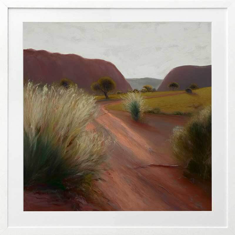 Bushland Beauty Framed Art Print - Nature Landscape Wall Decor for Living Room, Bedroom & Office - Perfect Gift for Home Decor Lovers