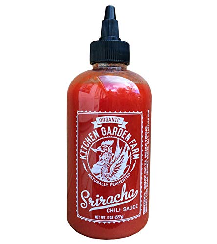 Organic Sriracha Hot Sauce - 8-Ounce Bottles (Pack of 12) | Gluten-Free, Vegan & Non-GMO | Perfect for Cooking, Dipping & Spicing Up Meals