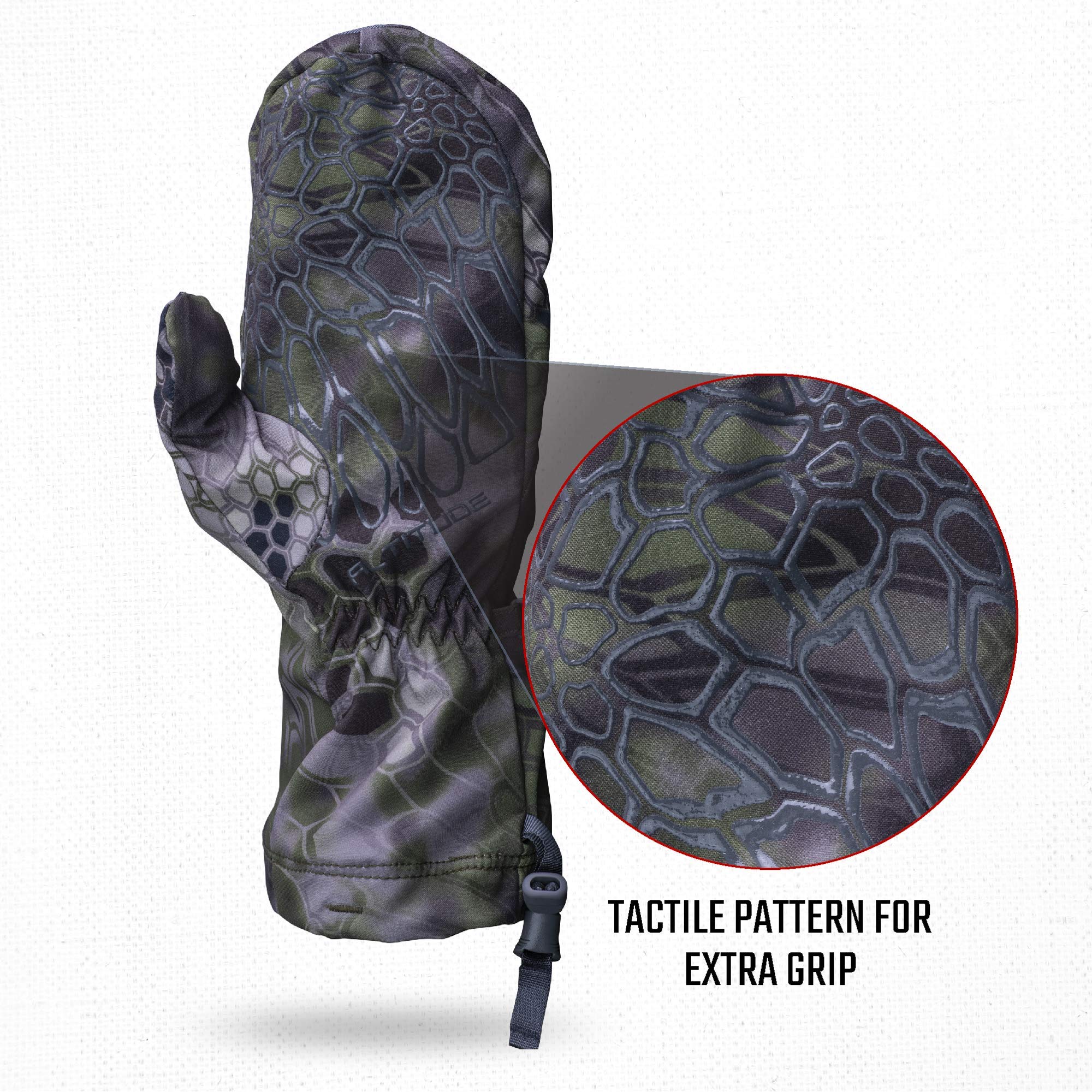 Kryptek Bora Overmitt for Men - Waterproof & Windproof Winter Gloves for Hunting, Skiing, Snowboarding - Cold Weather Outdoor Gear