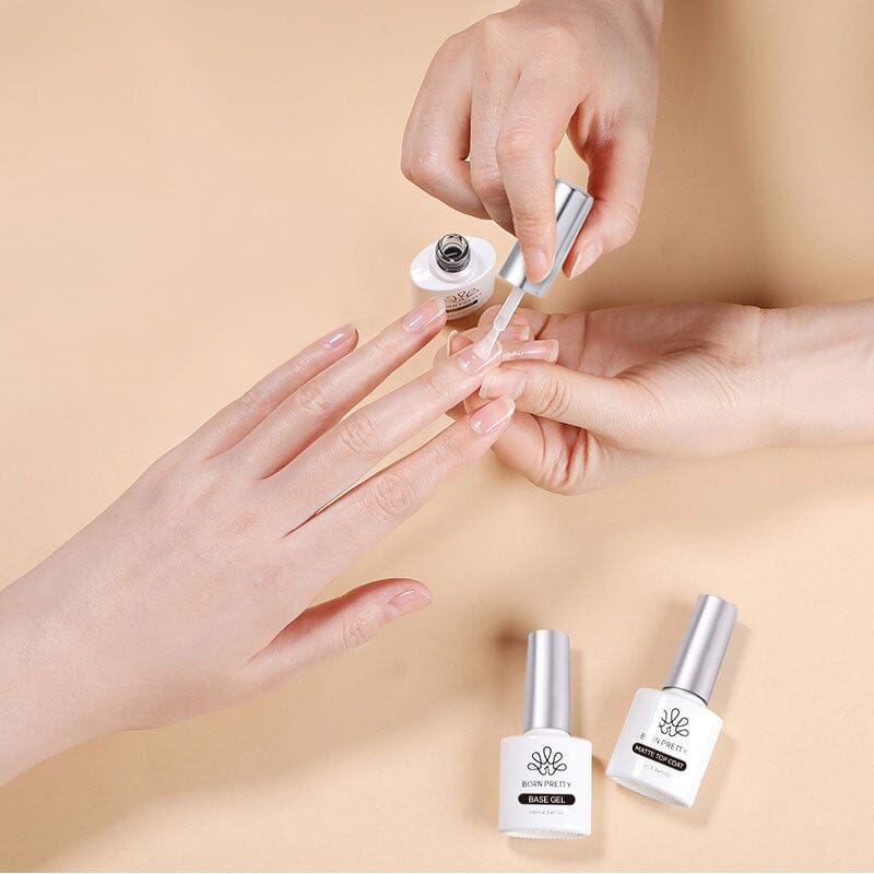 10ml Function Gel Collection Base & Top Coat - Long-Lasting Nail Polish for Manicures & Pedicures - Perfect for Home & Salon Use