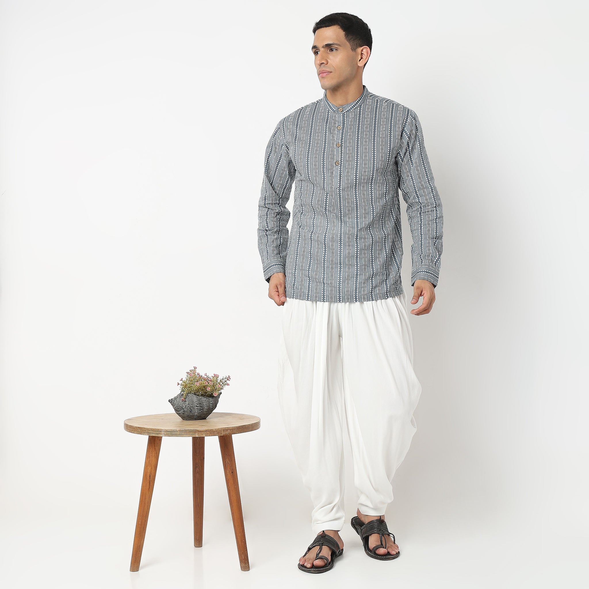 Stylish Mid Rise Ethnic Pants for Women - Comfortable & Fashionable Boho Trousers for Casual Wear, Travel, and Yoga