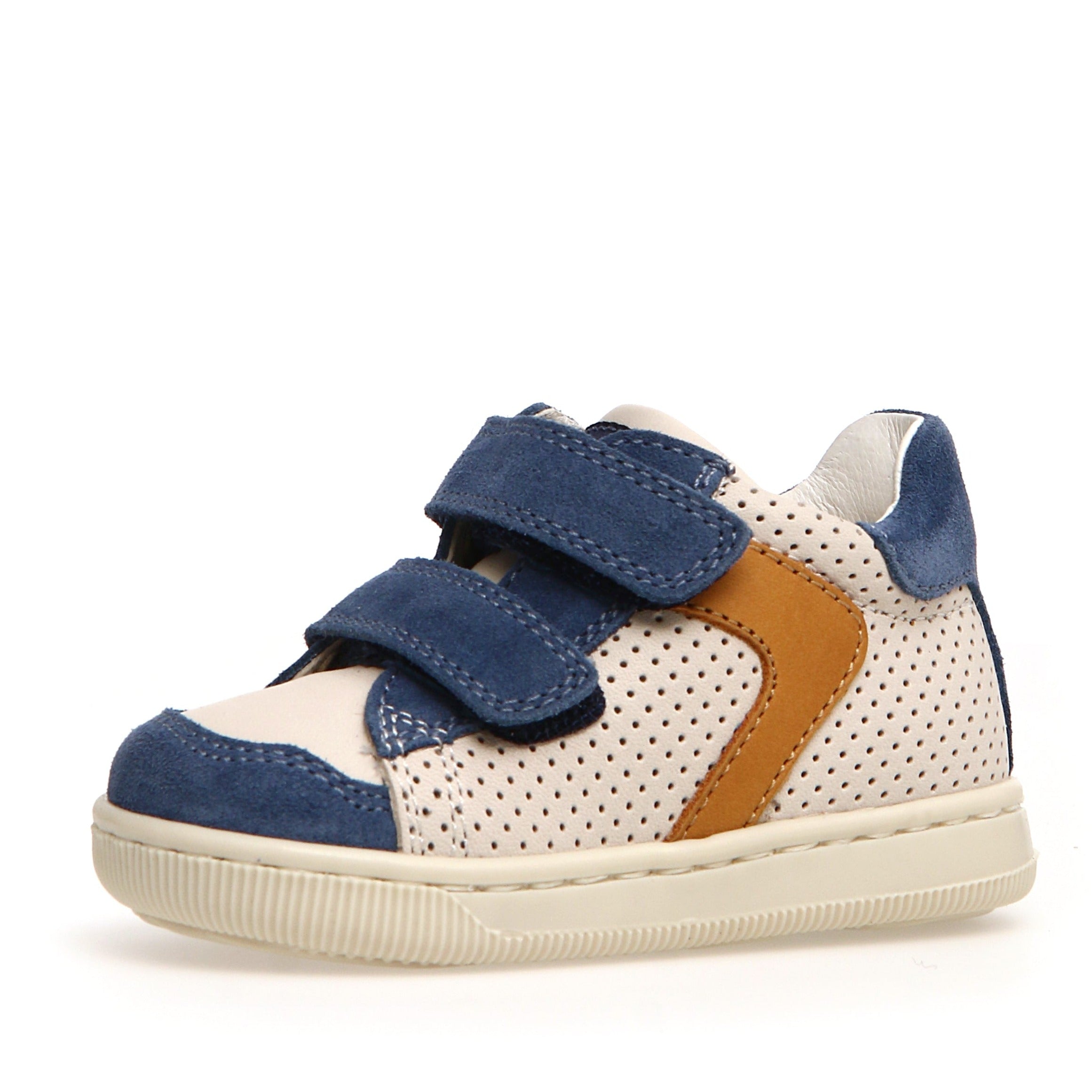 Falcotto Kids' Fashion Sneakers for Boys & Girls - Comfortable Lightweight Casual Shoes in Azure Milk Color | Perfect for School, Play & Everyday Wear