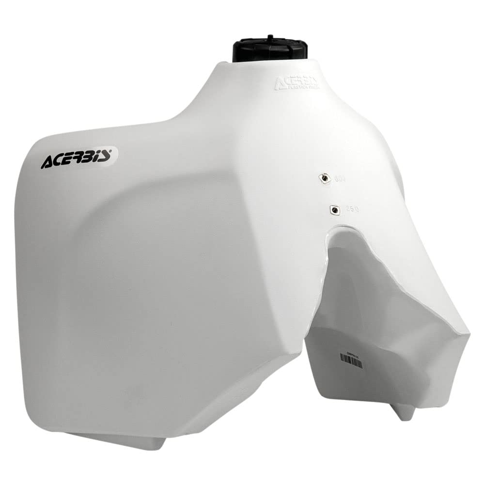 Acerbis 5.8 Gallon White Fuel Tank for Honda XR650L 1993-2009 - Durable Motorcycle Gas Tank Replacement for Off-Road & Adventure Riding