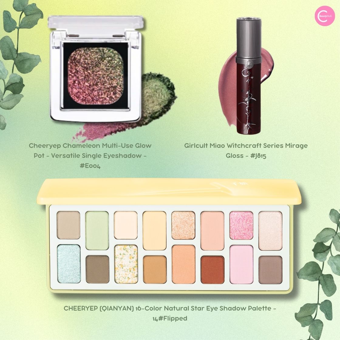 CHEERYEP 16 Color Natural Star Eyeshadow Palette - Vegan, Cruelty-Free Makeup for Day & Night Looks - Perfect for Parties, Weddings & Everyday Wear
