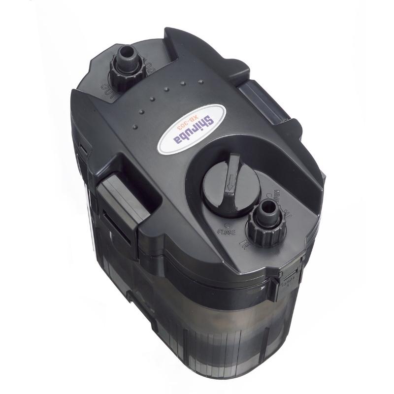 SHIRUBA XB303 External Canister Filter - Compact & Powerful Nano Tank Filter for Aquariums 5-15 Gallons - Ideal for Freshwater & Saltwater Fish Tanks, Shrimp Tanks, and Planted Aquariums