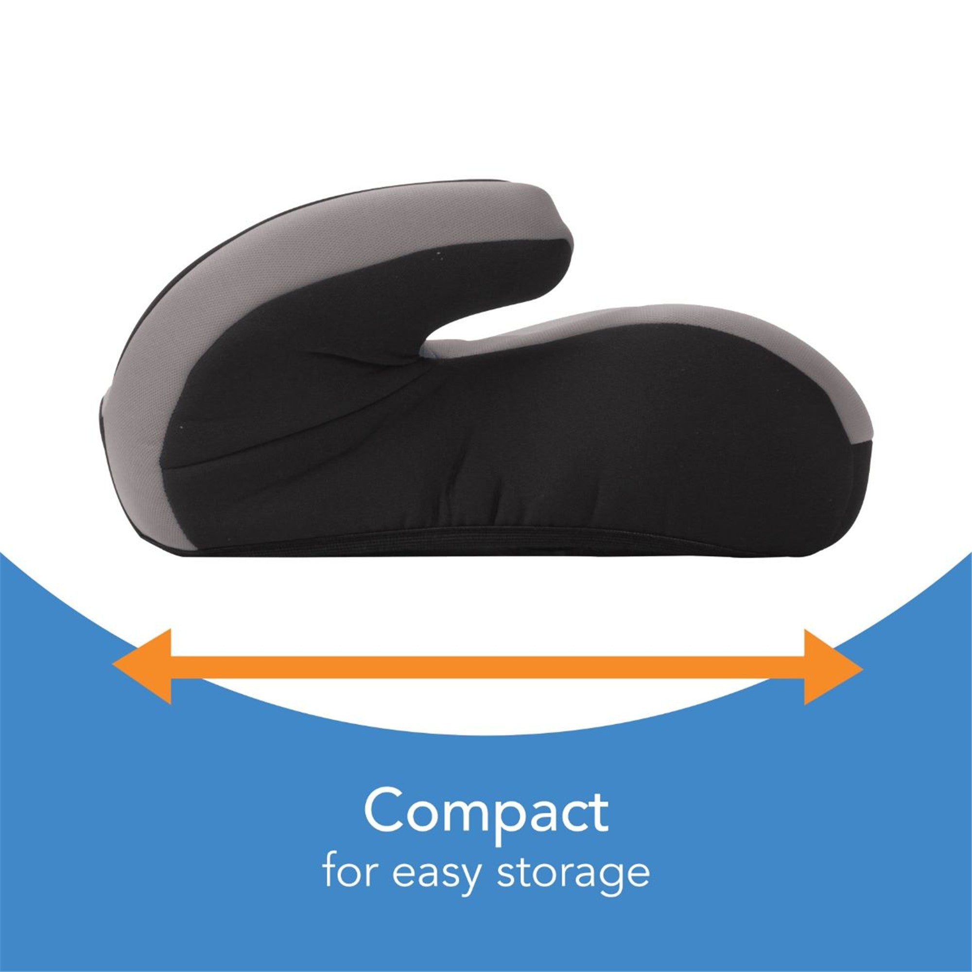 Cosco Topside Booster Car Seat - Grey | High Back Booster for Big Kids | Safe & Comfortable for Car Travel
