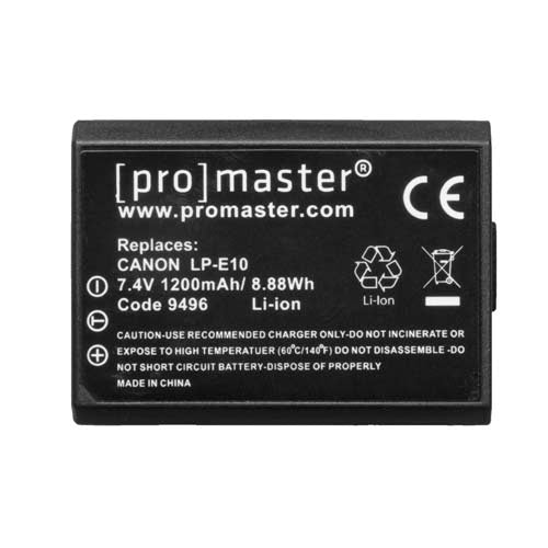 Original Canon LP-E10 Battery (7.4V/1200mAh) - Compatible with Canon EOS R100, EOS M200, M50, M6 & More - Perfect for Travel Photography & Vlogging