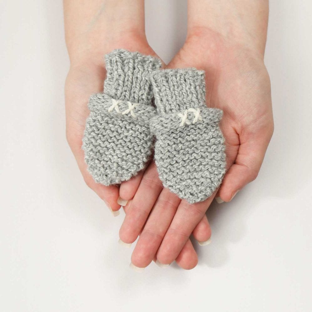 Baby Knitting Kit - Soft Mittens & Booties Set for Newborns - DIY Handmade Gifts for Infants - Perfect for Winter, Photography & Special Occasions