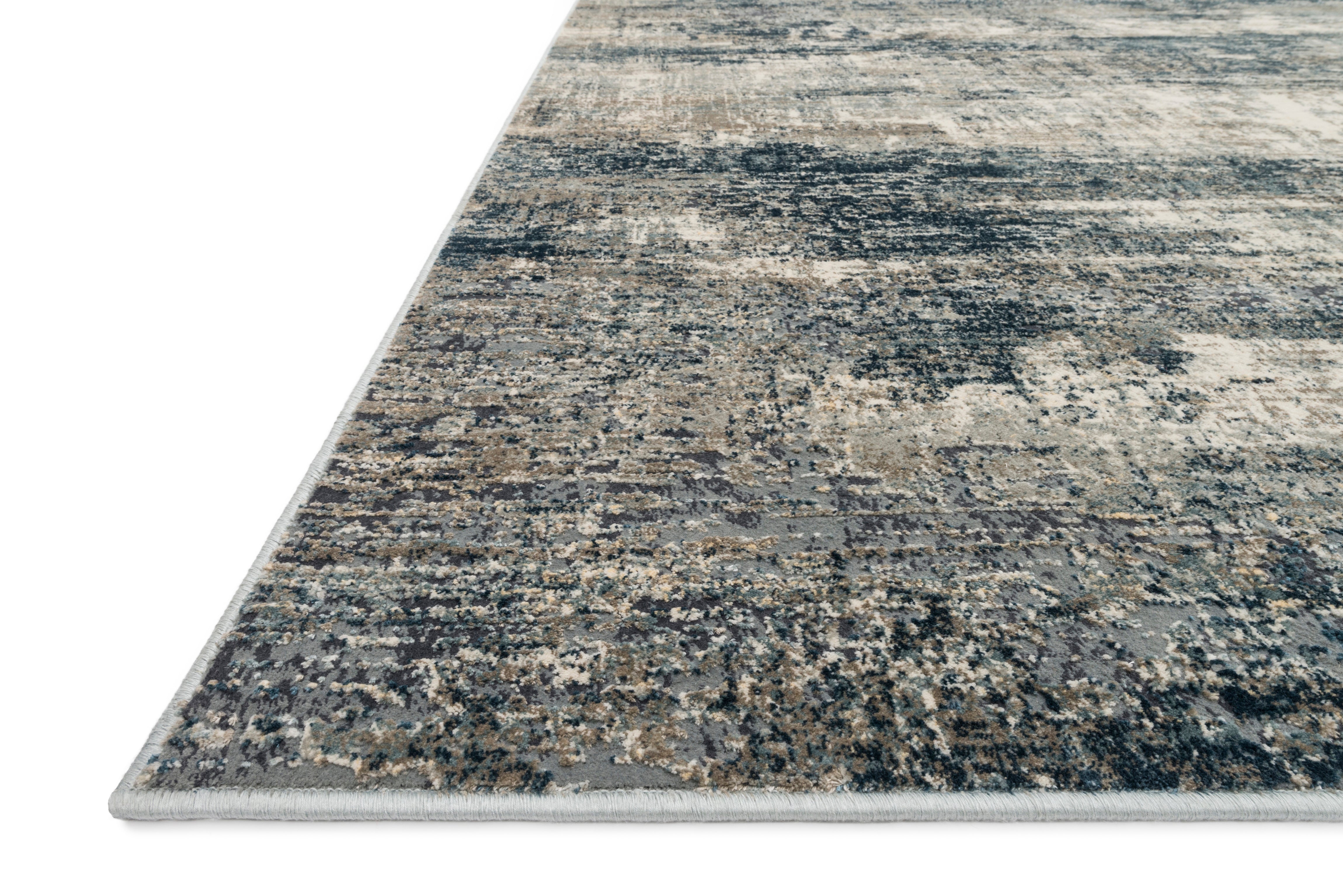 Stylish Cascade Ocean Grey Area Rug - Soft & Durable Modern Home Decor for Living Room, Bedroom, or Office