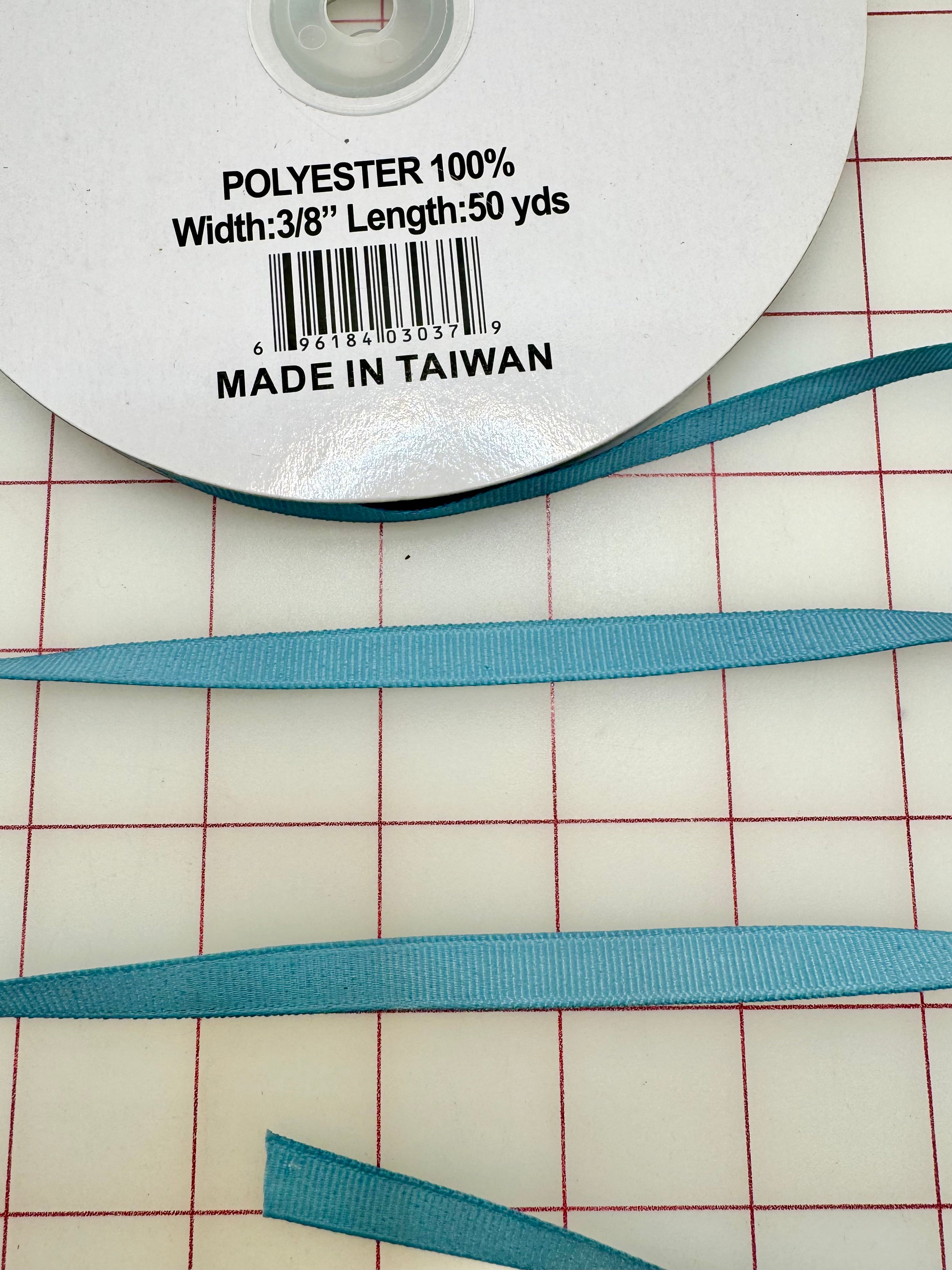 3/8 Inch Grosgrain Ribbon - Williamsburg Blue - Perfect for Gift Wrapping, Hair Bows, and DIY Craft Projects