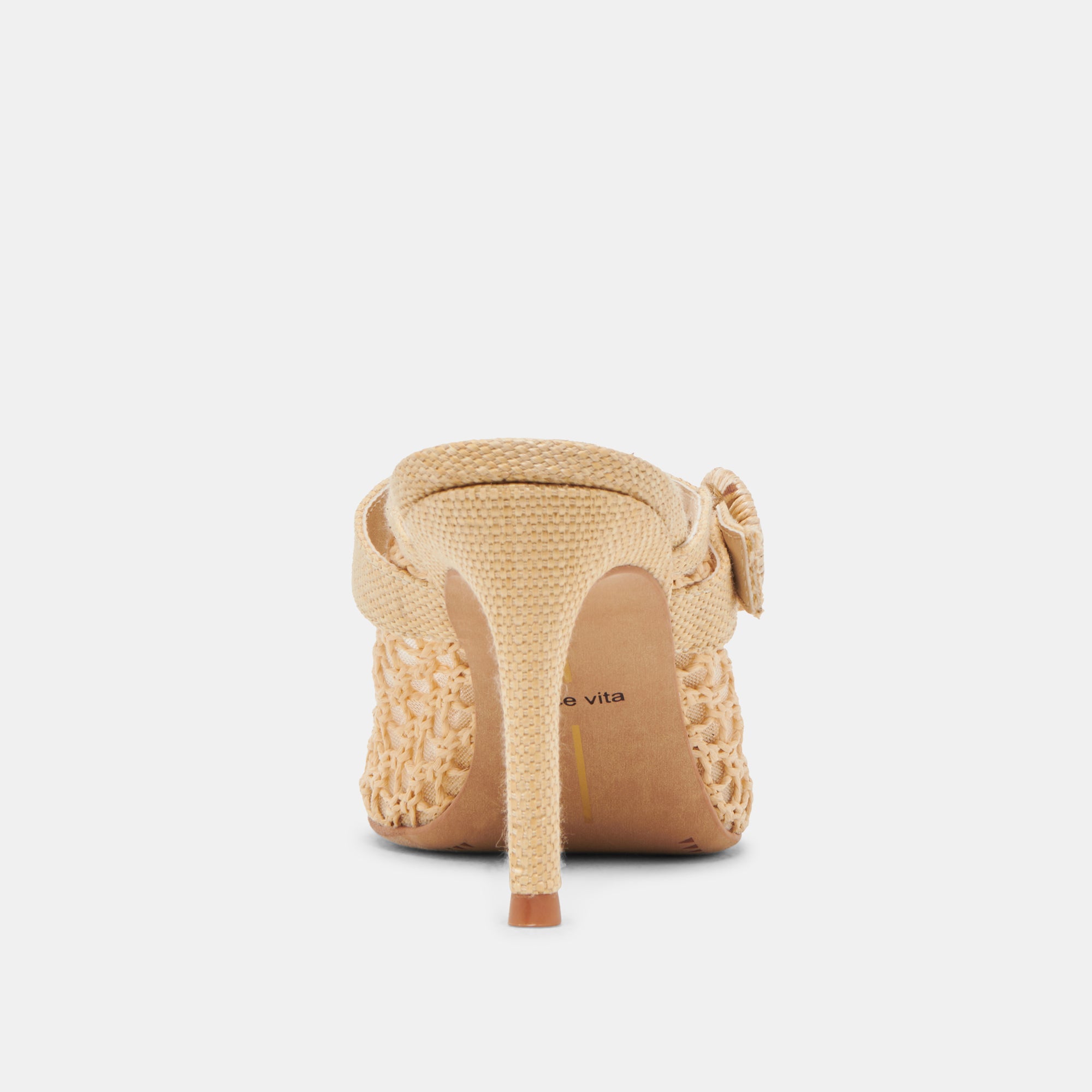 KEEKEE Women's Natural Woven Raffia Heels - Comfortable Summer Sandals for Beach, Party & Wedding | Lightweight & Stylish