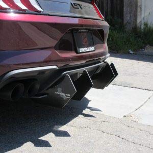 Hardcore Designs Rear Diffuser for Ford Mustang GT (2018-2022) | High-Performance Aerodynamic Upgrade | Made in USA | Perfect for Track Days & Street Racing