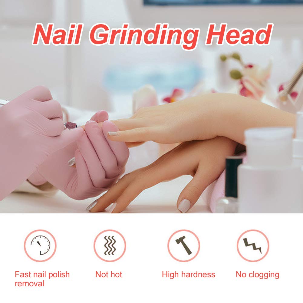 5Pcs Tungsten Steel Nail Drill Bit Set - 3/32 Inch Grinding Head & Cuticle Drill for Professional Manicure & Pedicure | Nail Polish, Gel Polish & Nail Art Tools | Perfect for Salon, Home Use & DIY Nail Care