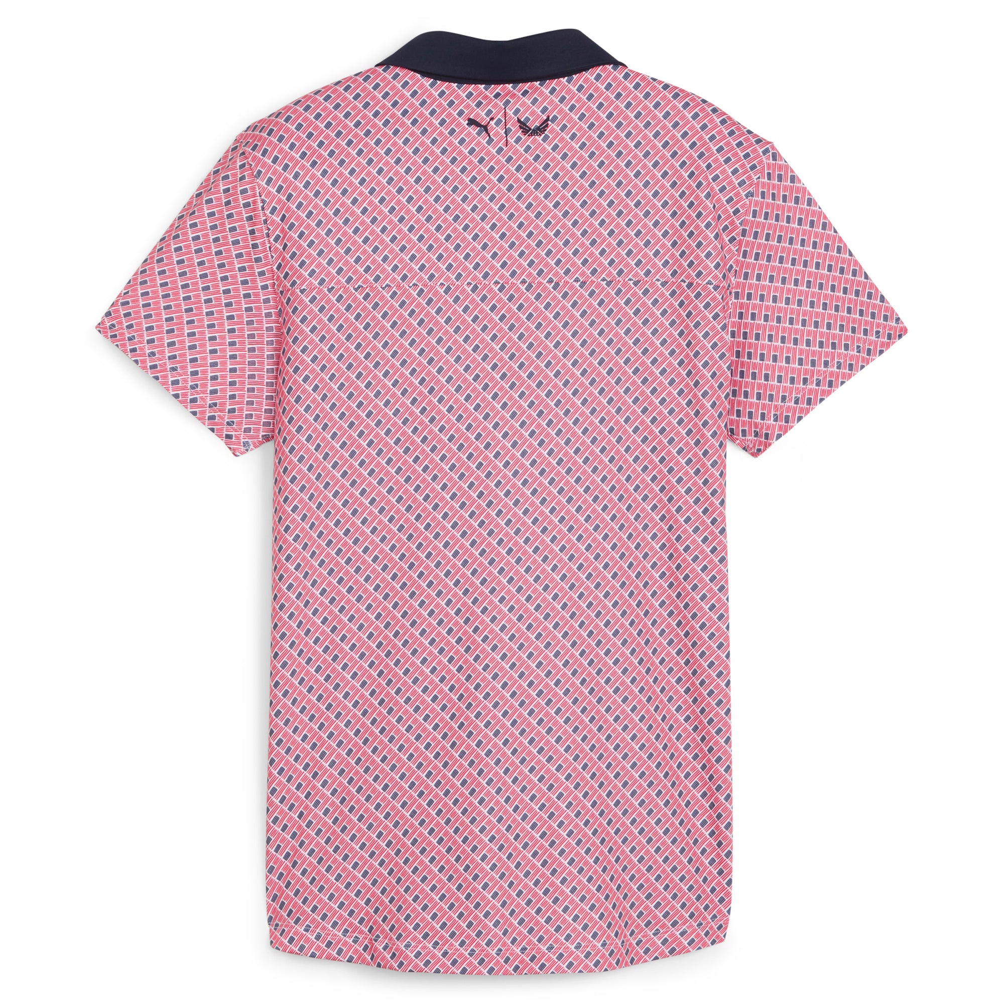Women's Multi-Flag Print Golf Polo Shirt - Comfortable & Stylish for Golf, Tennis & Casual Wear