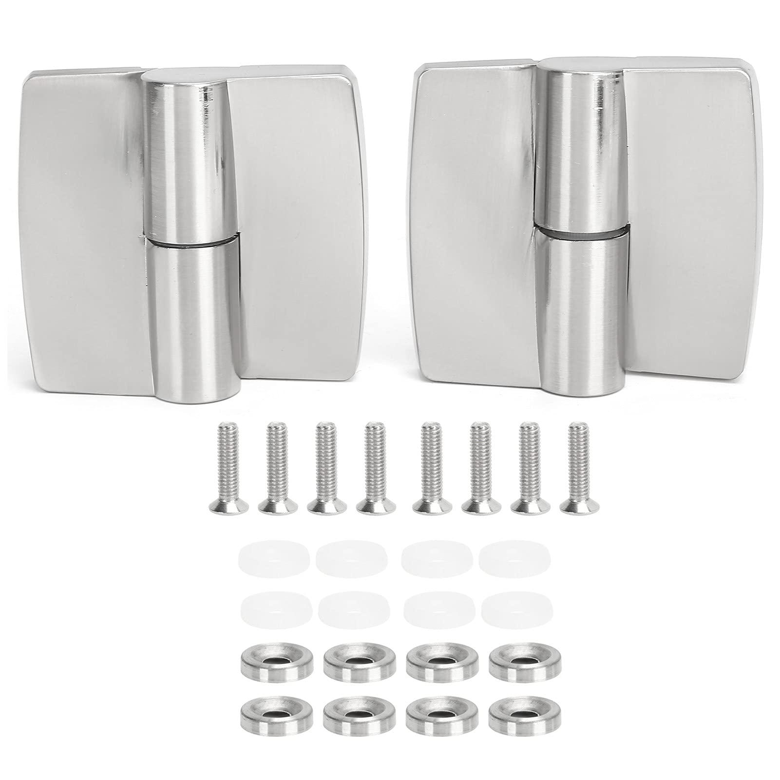 Heavy Duty 2-Pack Furniture Hinges - Solid Brass Gate & Door Hinges for Cabinets, Gates, and Wooden Doors | Indoor & Outdoor Use for Home Improvement Projects