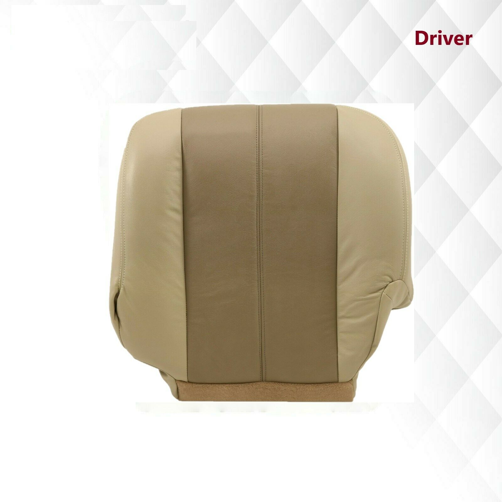 2001-2002 GMC Yukon Denali XL SLT SLE Genuine Leather Replacement Seat Covers - 2-Tone Tan Color Options - Perfect for Car Interior Upgrade & Restoration Projects