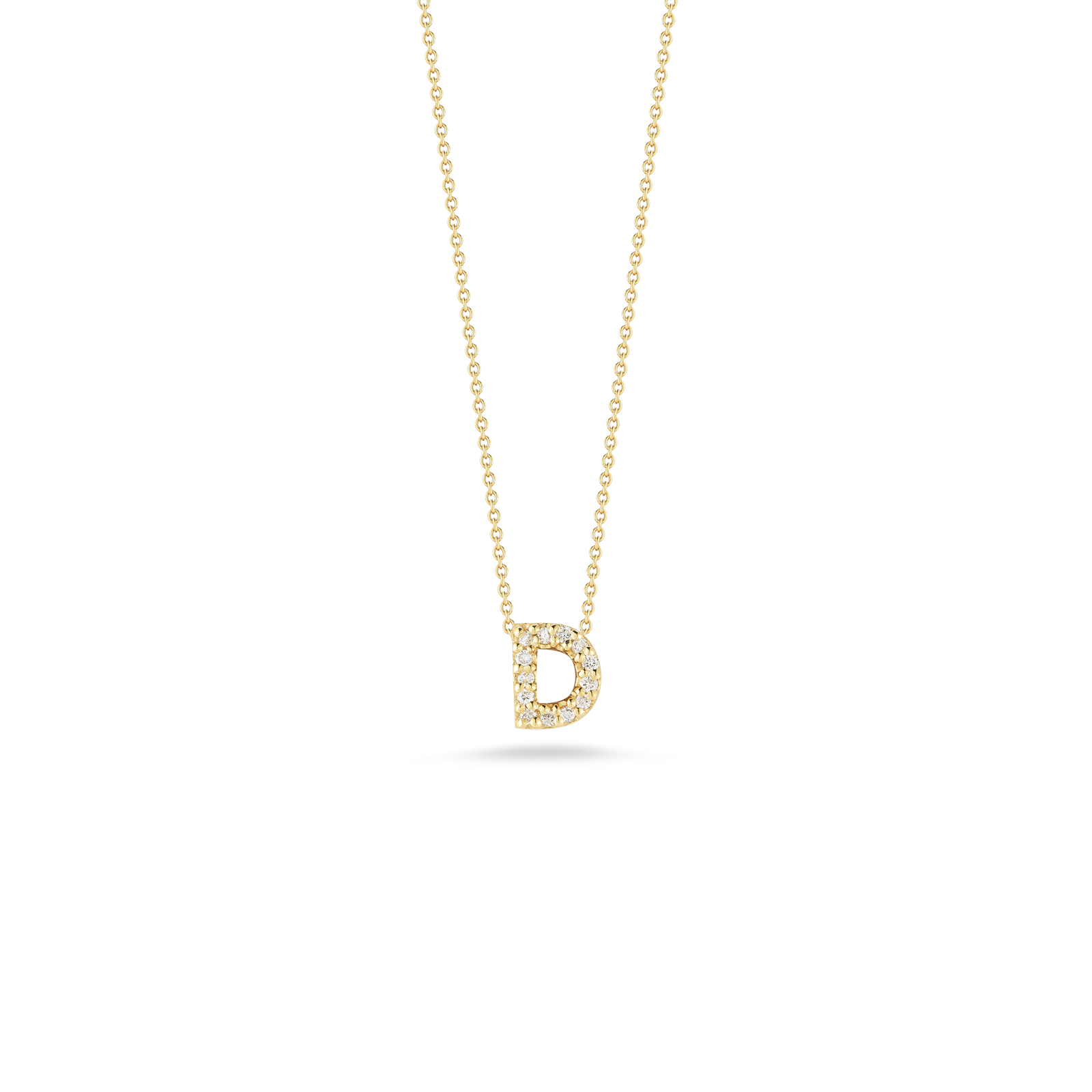 18K Gold Diamond Love Letter Pendant Necklace for Women - Romantic Gift for Anniversary, Valentine's Day & Special Occasions