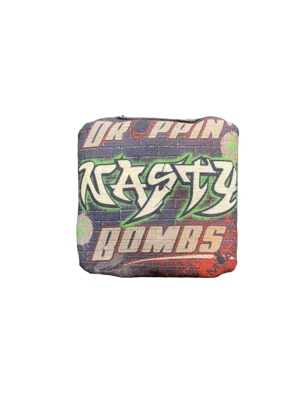 Premium Pro Series Cornhole Bags Set of 4 - Professional Tournament Grade - 100% Handmade in USA - Perfect for Backyard Games, Tailgating & Competitive Play