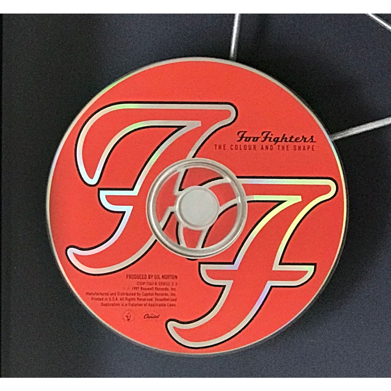 Foo Fighters The Colour And The Shape RIAA Platinum Album Award - Official Music Collectible for Display & Fan Gifts - Perfect for Home Decor, Music Room, or Office