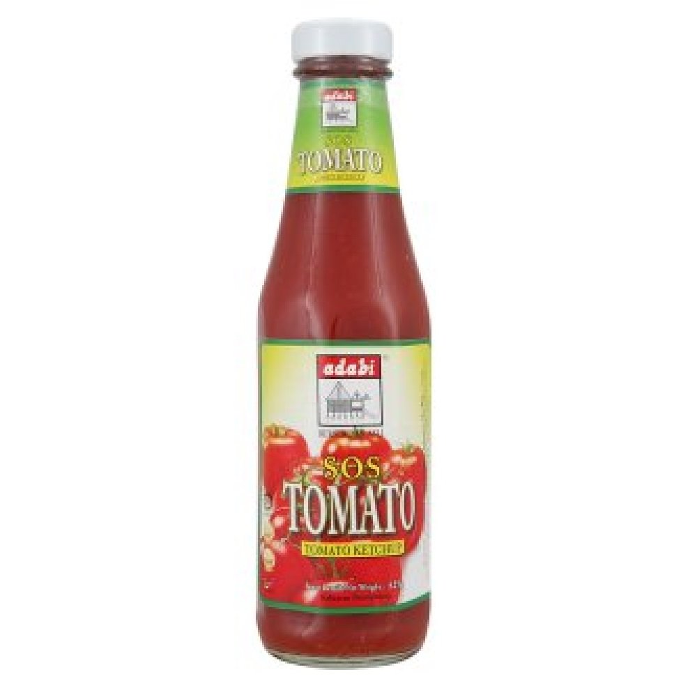 Adabi Chilli & Tomato Sauce 325g/340g (Tomato Ketchup 325g, 6 Pack) - Perfect for Burgers, Hot Dogs, and BBQ Cooking