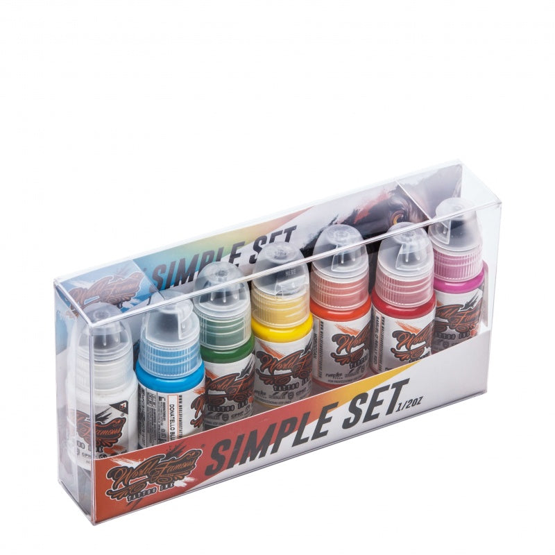 Premium Tattoo Ink Set - 7 Vibrant Colors for Professional & DIY Tattoo Artists | Ideal for Tattoo Studios, Home Practice & Body Art Enthusiasts