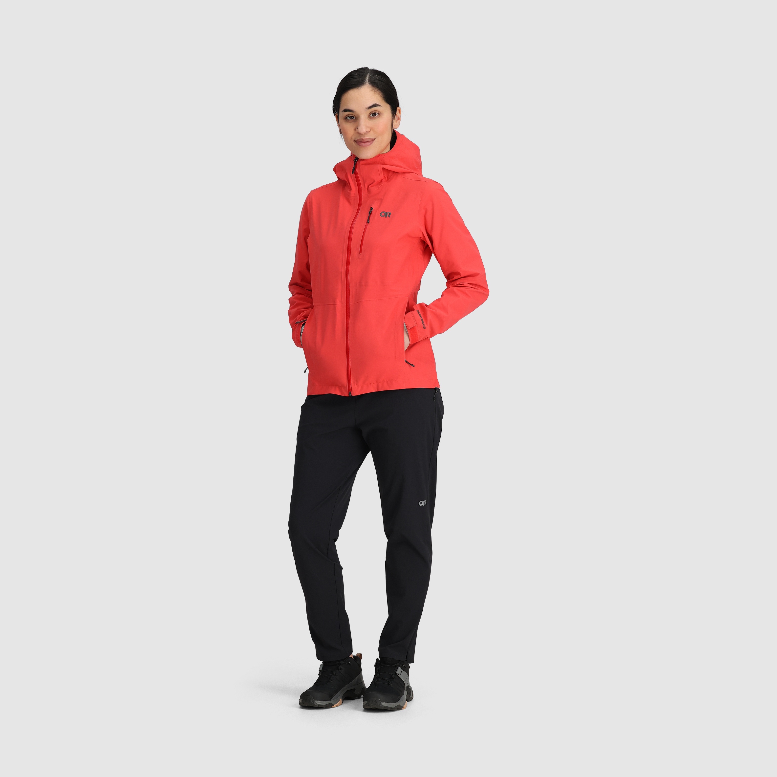 Women's Waterproof 3L Aspire Rain Jacket - Lightweight Windproof Outdoor Hiking & Travel Raincoat for All Seasons