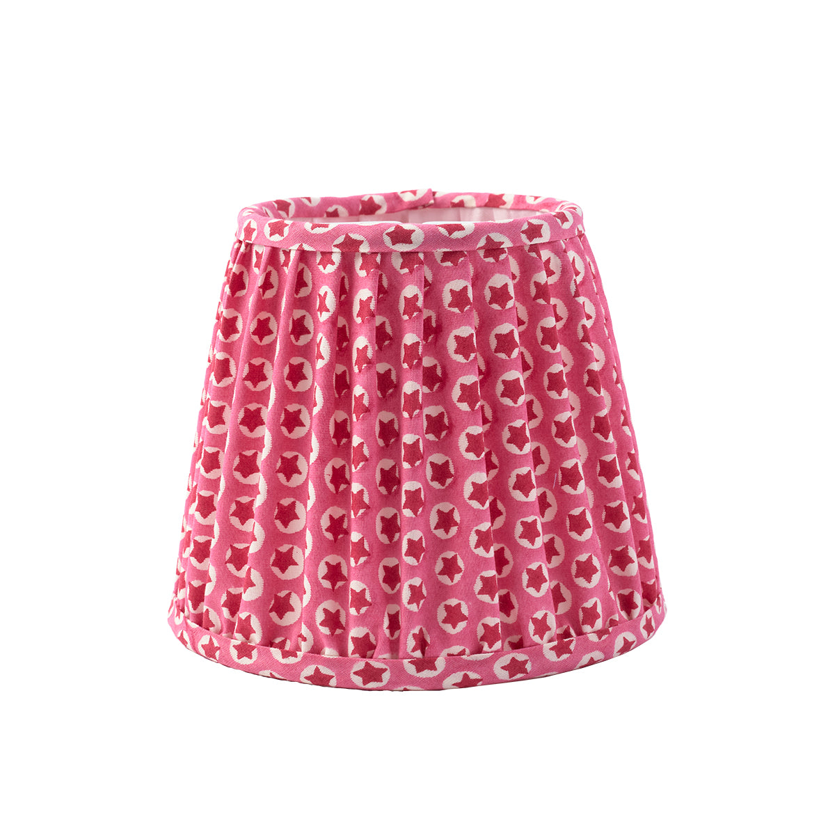 Pleated Pink Small Lampshade for Bedroom, Living Room, Nursery - Soft Lighting Home Decor Accessory