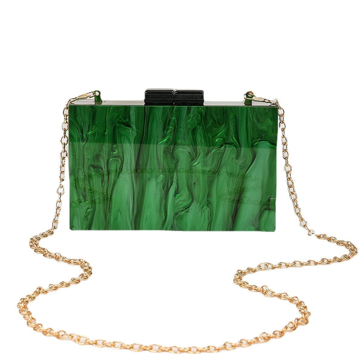 Elegant Marble Acrylic Clutch Purse for Women - Stylish Evening Bag, Wedding Party Crossbody Handbag, Perfect for Banquets, Date Nights & Daily Use