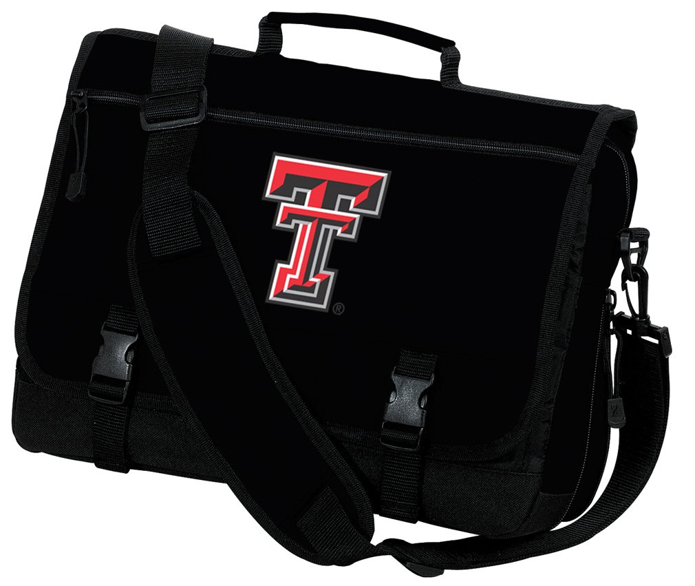 Texas Tech Red Raiders Laptop Bag - Durable Computer Messenger Bag for College Students & Professionals - Perfect for Work, School & Travel