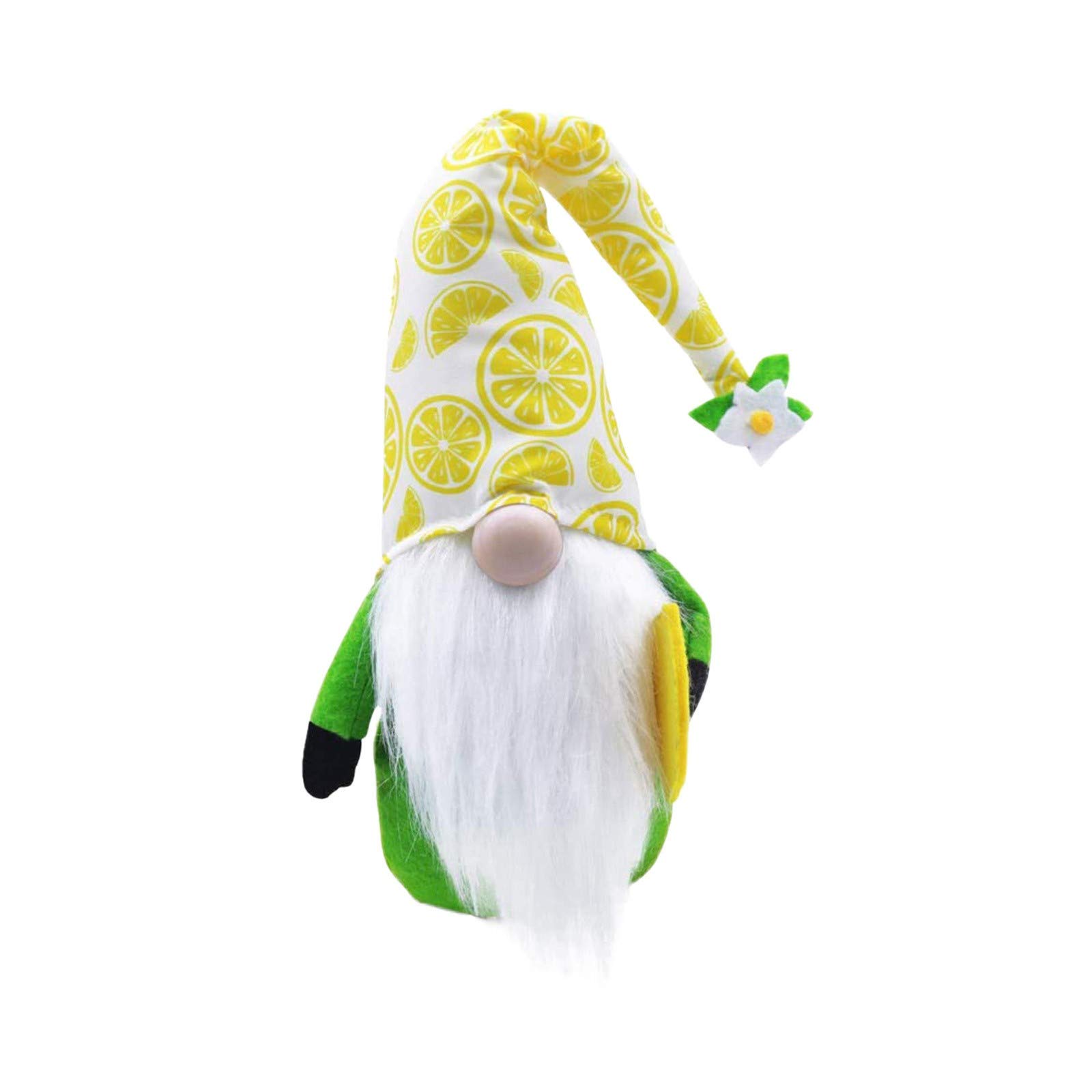 Scandinavian Lemon Gnome Statue - Faceless Farmhouse Kitchen Decor for Home, Garden & Gift | Perfect for Cottagecore, Boho & Farmhouse Aesthetic