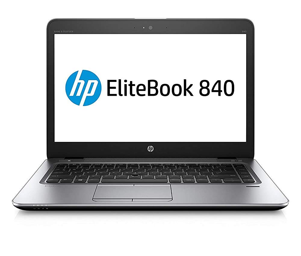 HP EliteBook 840-G4 14-inch Laptop - Intel Core i7-7600U 2.8GHz Dual-Core Processor, 512GB SSD, 16GB DDR4 RAM, 802.11ac WiFi, Bluetooth, Windows 10 Pro (Renewed) - Perfect for Business Professionals, Remote Work & Office Productivity