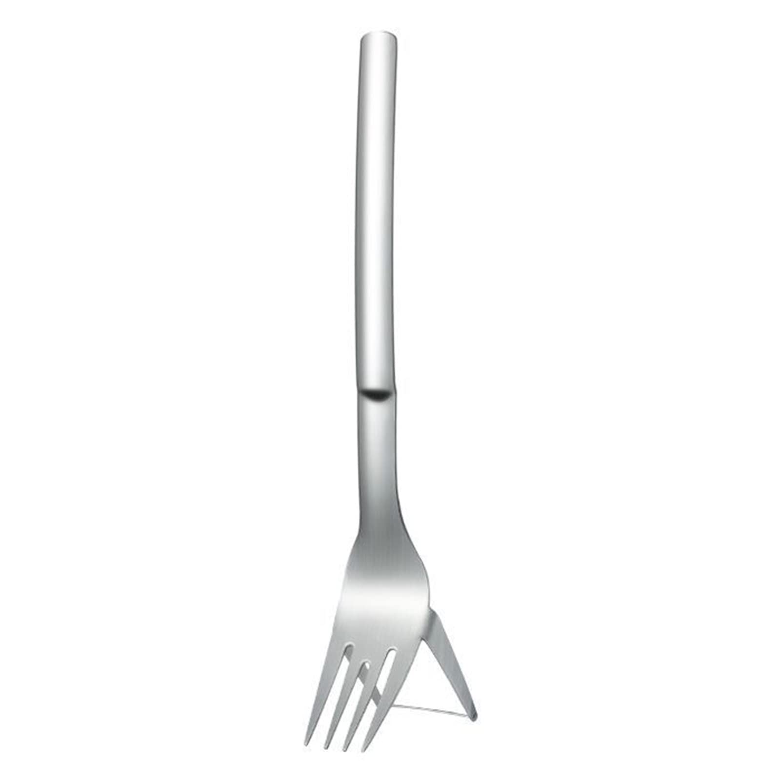 Foviza 2-in-1 Stainless Steel Watermelon Slicer & Cutter with Fruit Forks - Portable Melon Cutting Tool for Summer BBQs, Family Parties, Camping & Outdoor Picnics