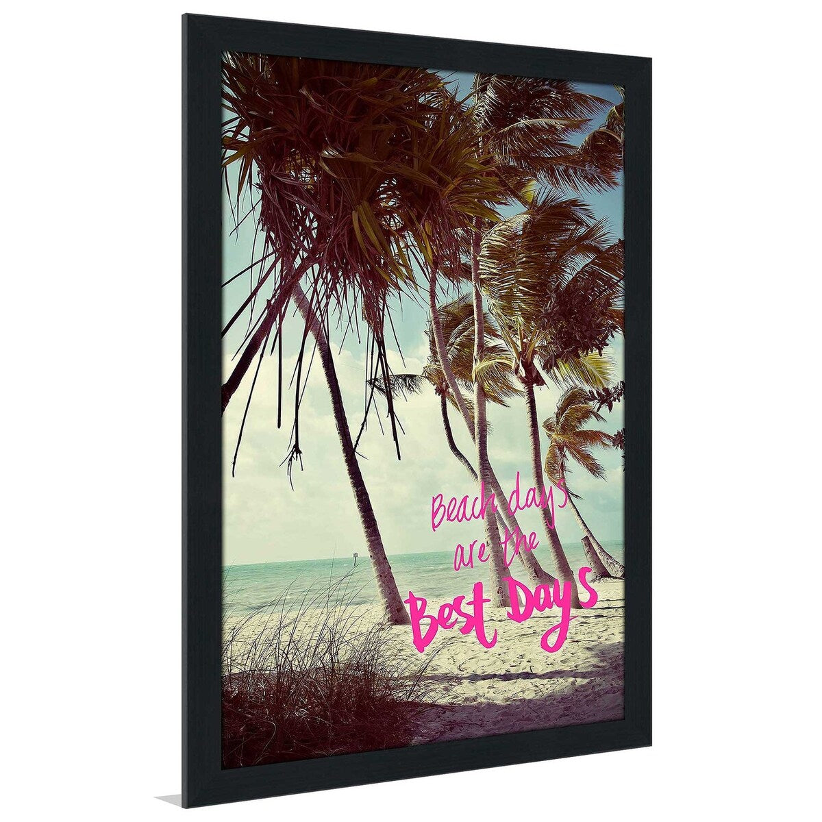 Best Beach Days Vertical Acrylic Print - Stunning Wall Art for Beach House, Living Room & Office Decor