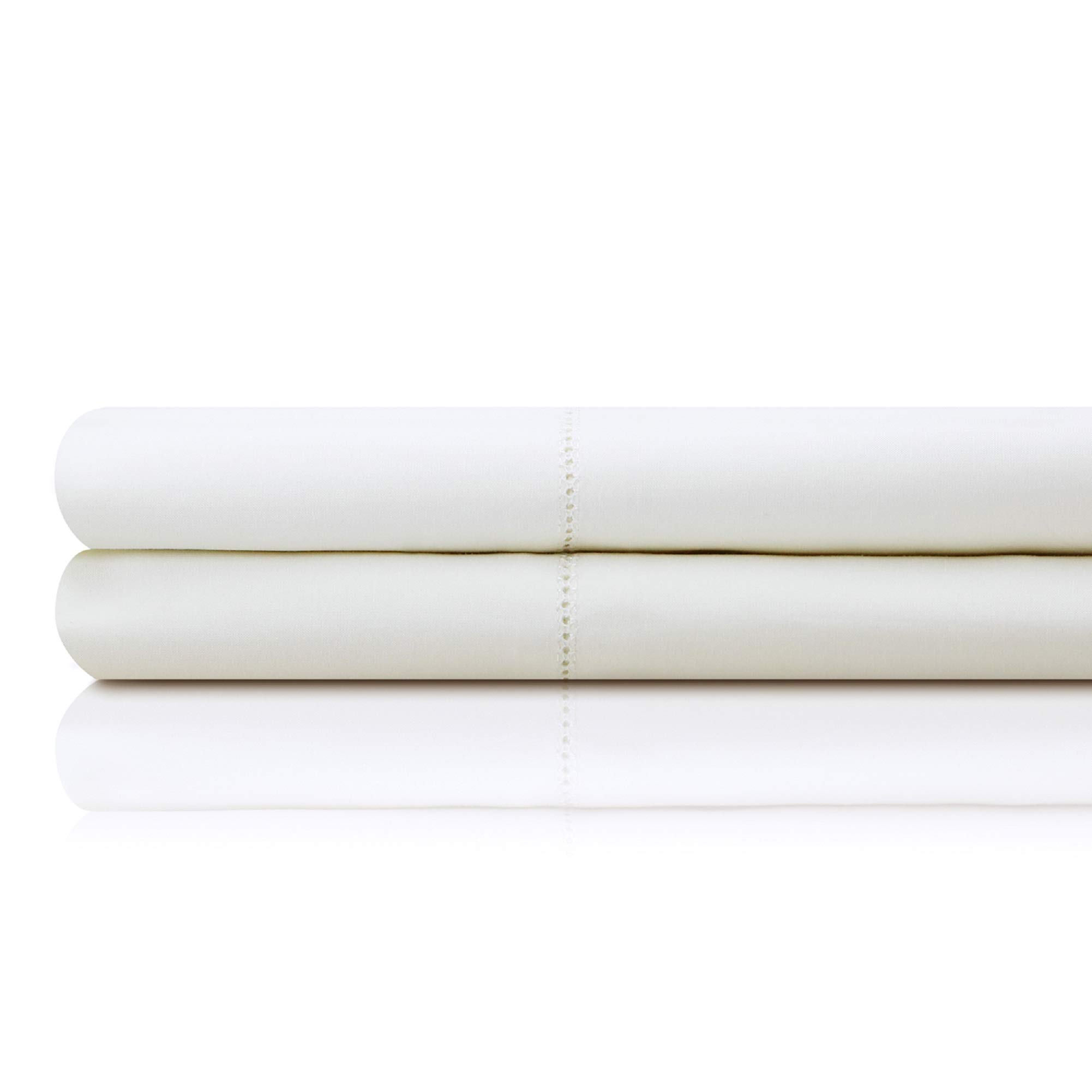 Malouf MA04TTIVIS Twin Ivory Waterproof Mattress Protector - Hypoallergenic, Breathable, Fitted Sheet Style for Bed Bug & Allergy Protection - Perfect for Kids, Guest Rooms & Dorm Use