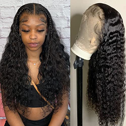 Premium Mironica HD Lace Front Wig - 150% Density Brazilian Virgin Human Hair | 13x4 Pre-Plucked Deep Wave Frontal Wig with Baby Hair | Glueless Lace Wig for Black Women (22 Inch) | Perfect for Daily Wear, Special Occasions & Protective Styling