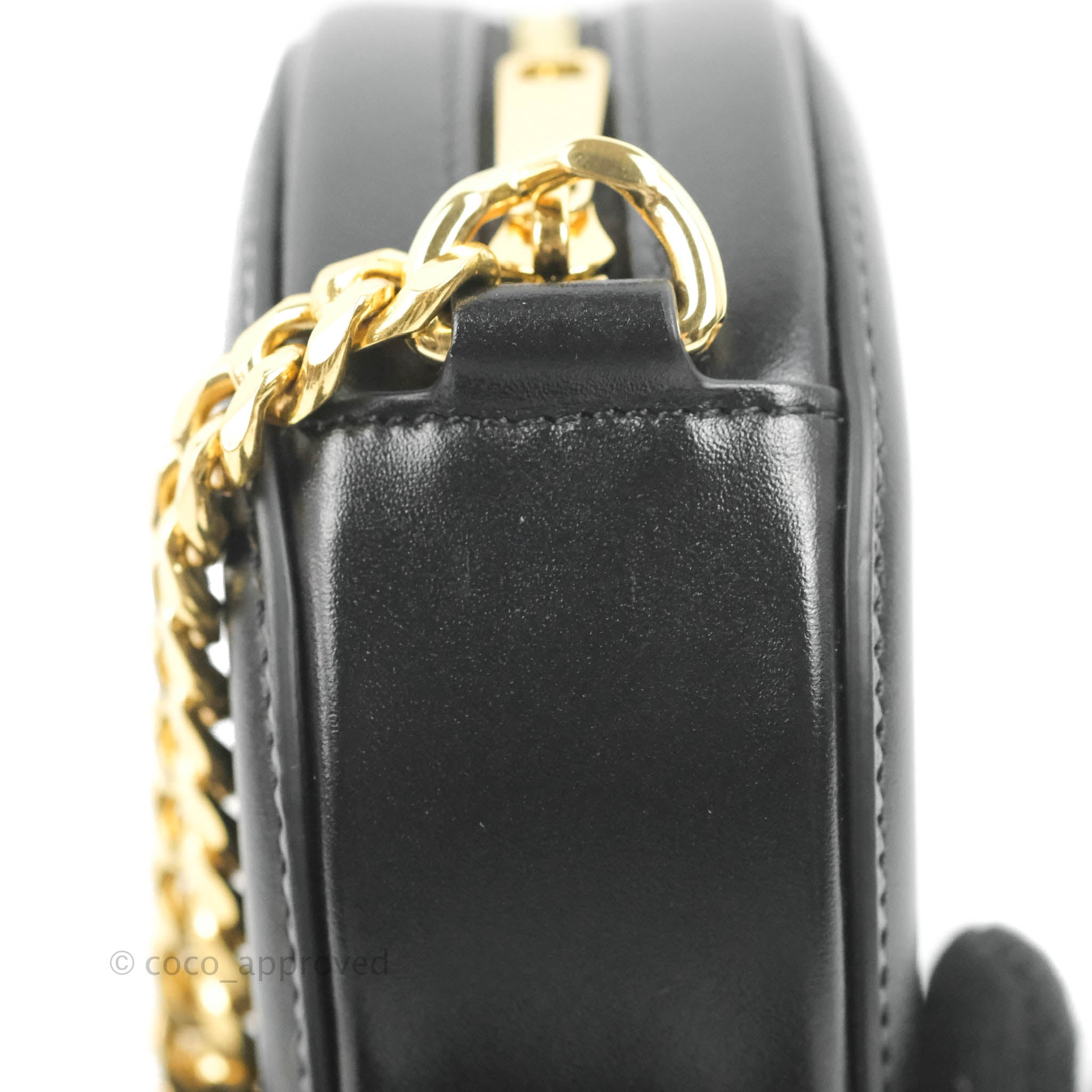 Luxury Celine Crossbody Bag with Gold Chain Strap - Velvet Black Handbag for Women | Perfect for Evening Parties, Date Nights & Special Occasions